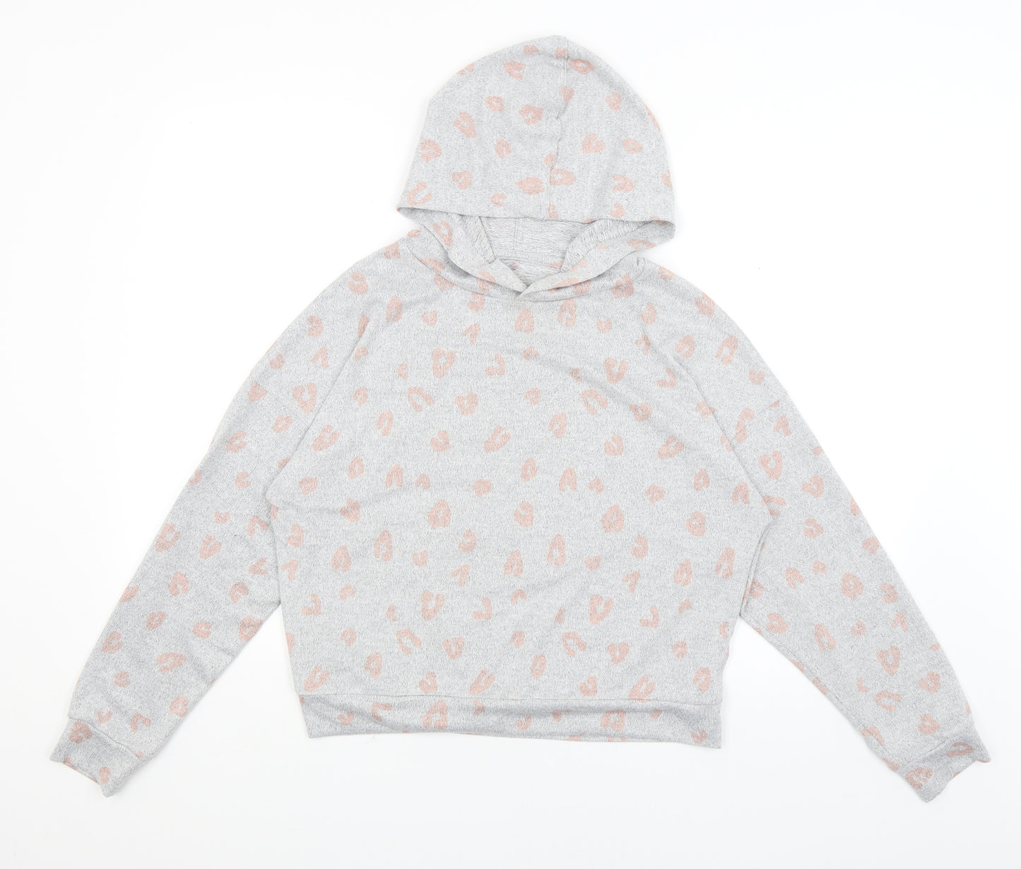 George Womens Grey   Pullover Hoodie Size 6  - Hearts