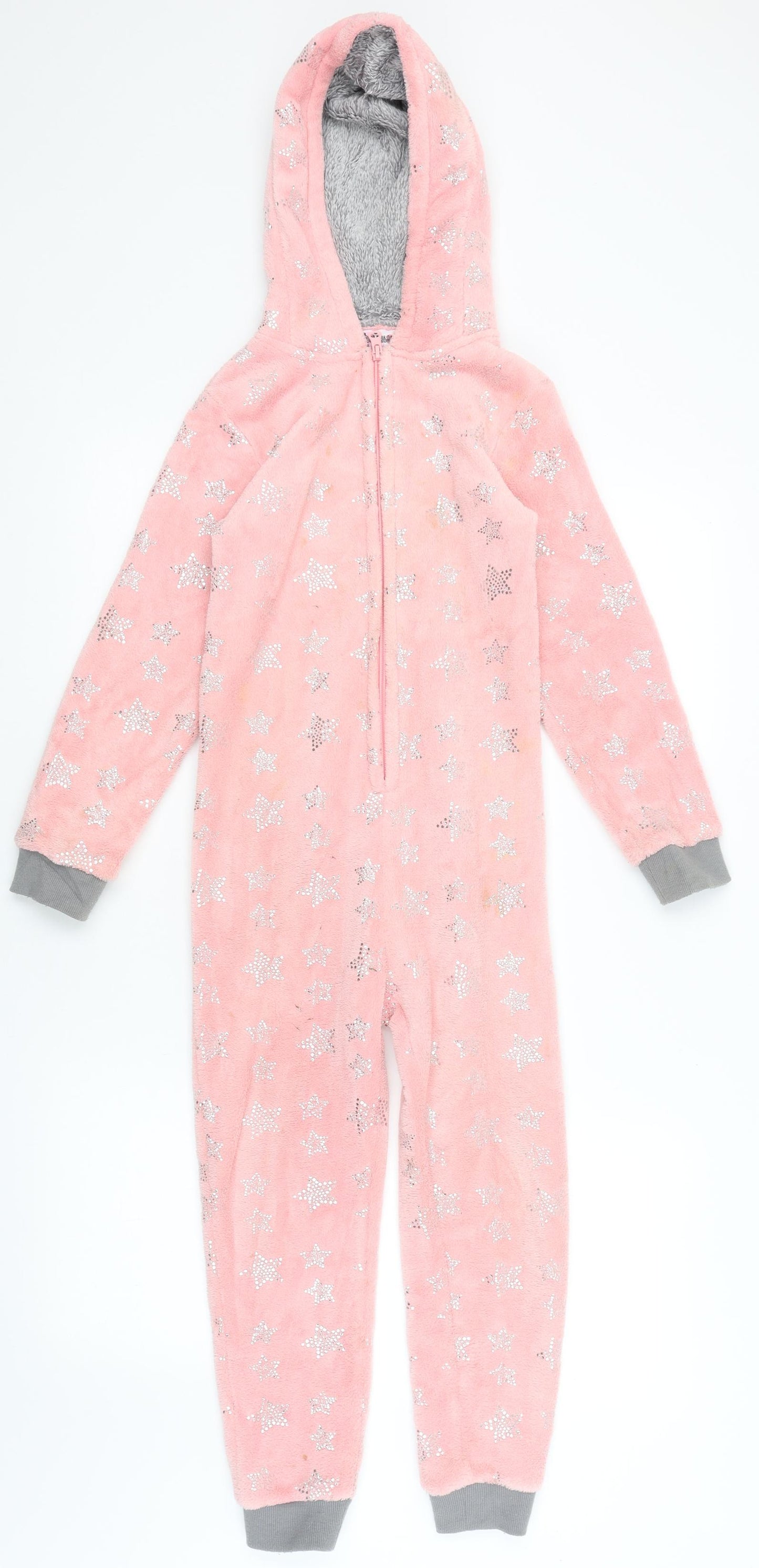 Hullabaloo Girls Pink Solid  Cami One Piece Size 7-8 Years  - stars