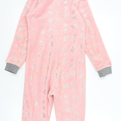 Hullabaloo Girls Pink Solid  Cami One Piece Size 7-8 Years  - stars