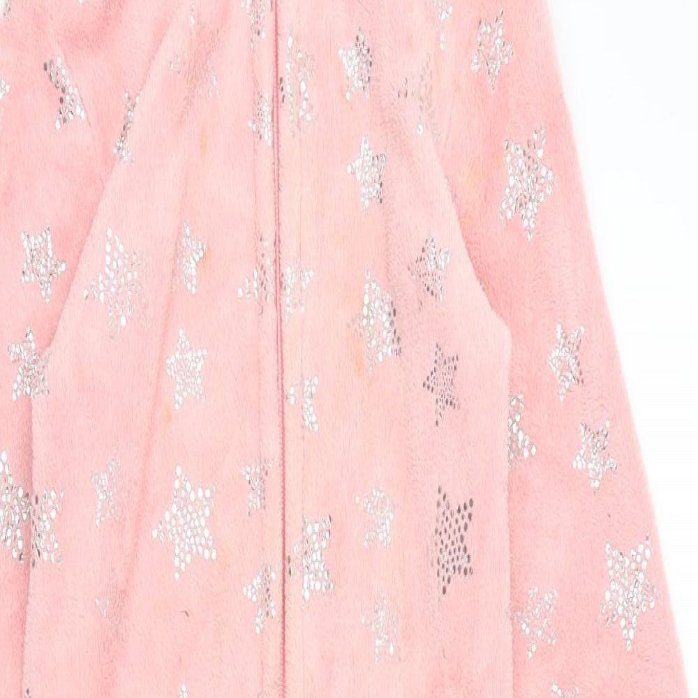 Hullabaloo Girls Pink Solid  Cami One Piece Size 7-8 Years  - stars