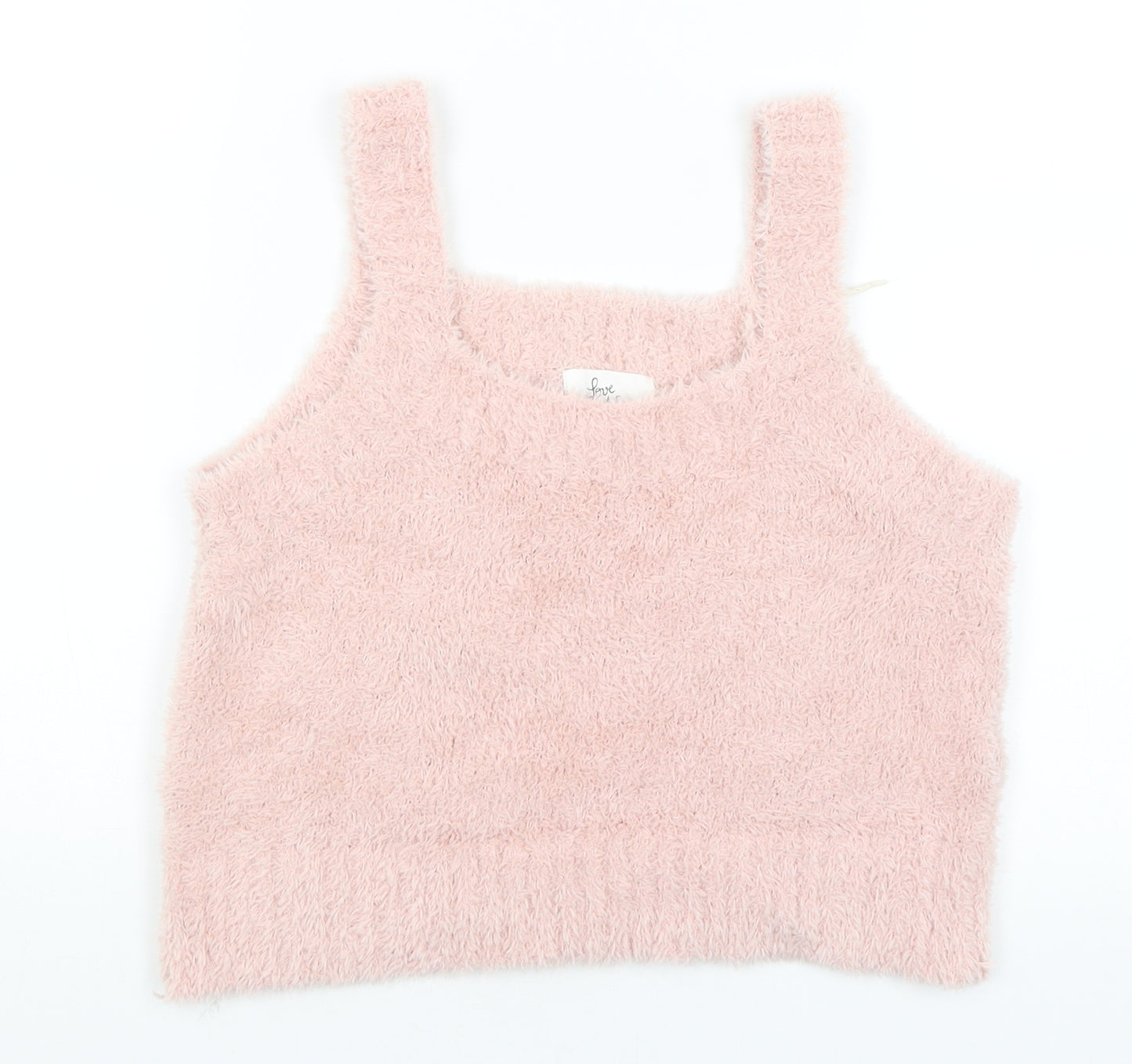 Love to Lounge Womens Pink Solid  Top Pyjama Top Size 12