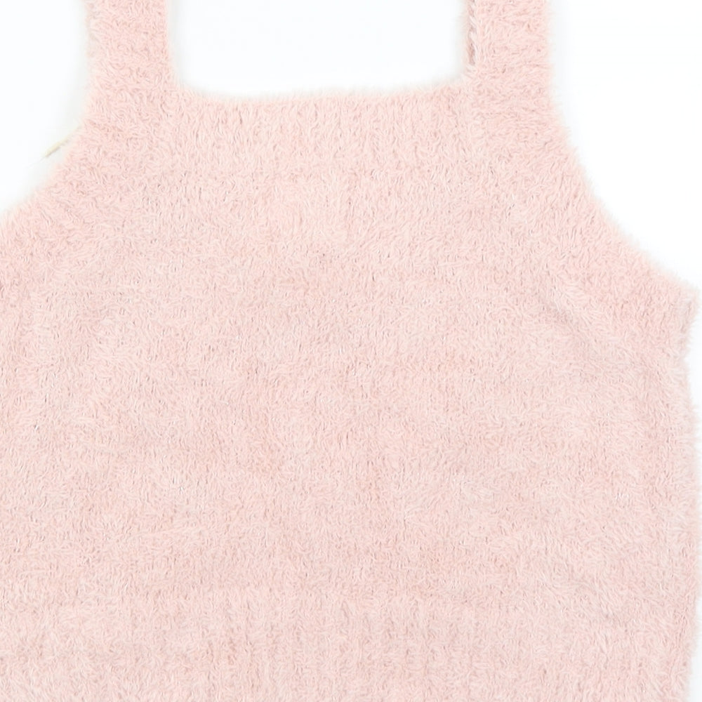 Love to Lounge Womens Pink Solid  Top Pyjama Top Size 12