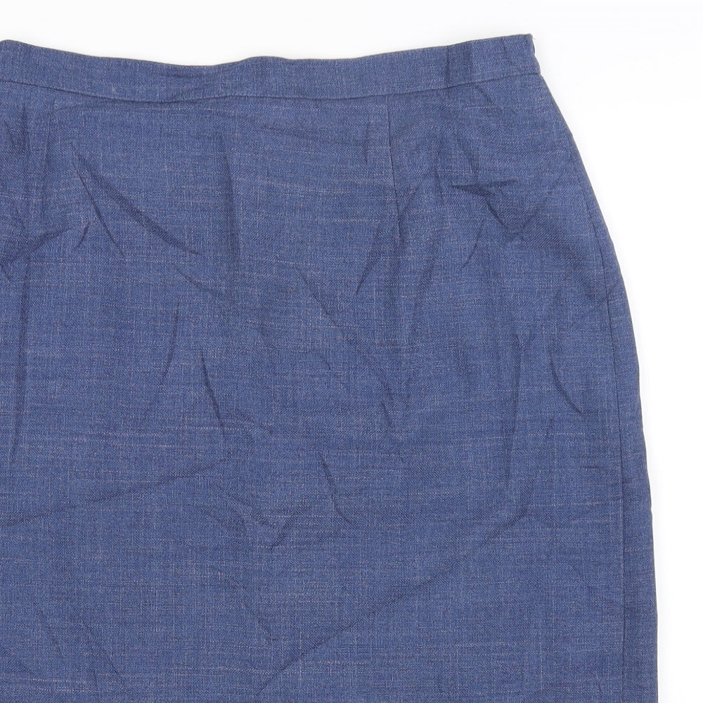 Holmewood Womens Blue   A-Line Skirt Size 18
