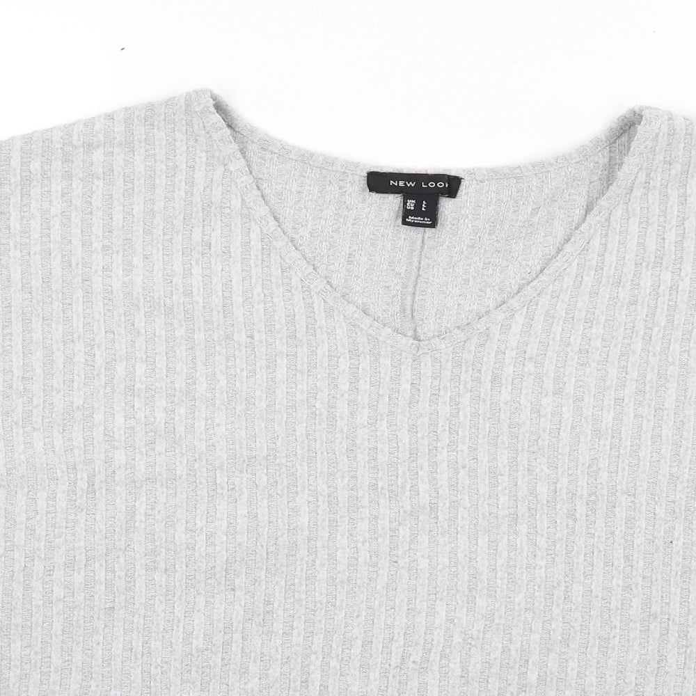 New Look Womens Grey   Basic T-Shirt Size L