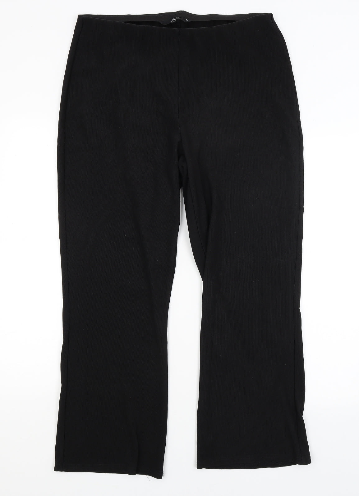 BM Collection Womens Black   Trousers  Size 16 L27 in