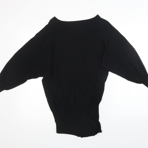 Preworn Womens Black  Knit Pullover Sweatshirt Size M