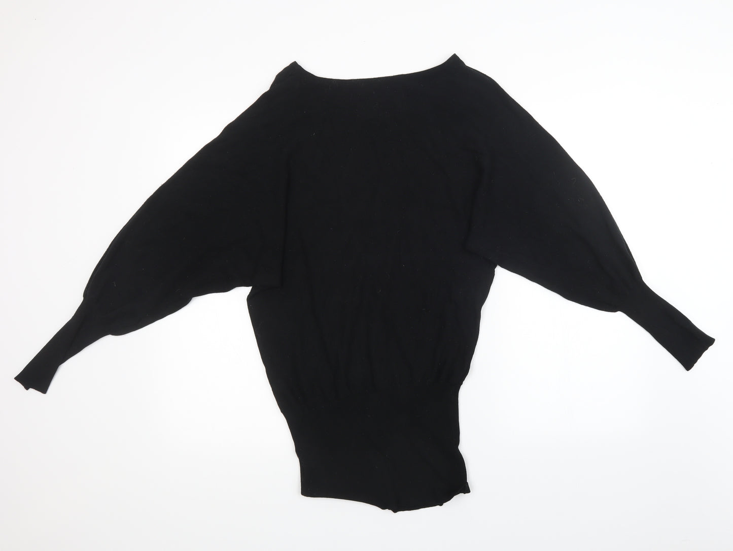 Preworn Womens Black  Knit Pullover Sweatshirt Size M