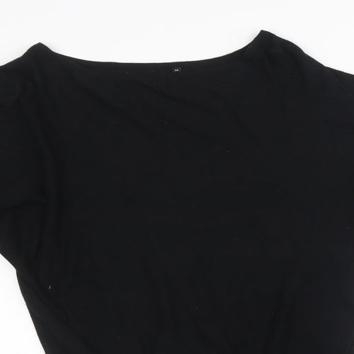 Preworn Womens Black  Knit Pullover Sweatshirt Size M