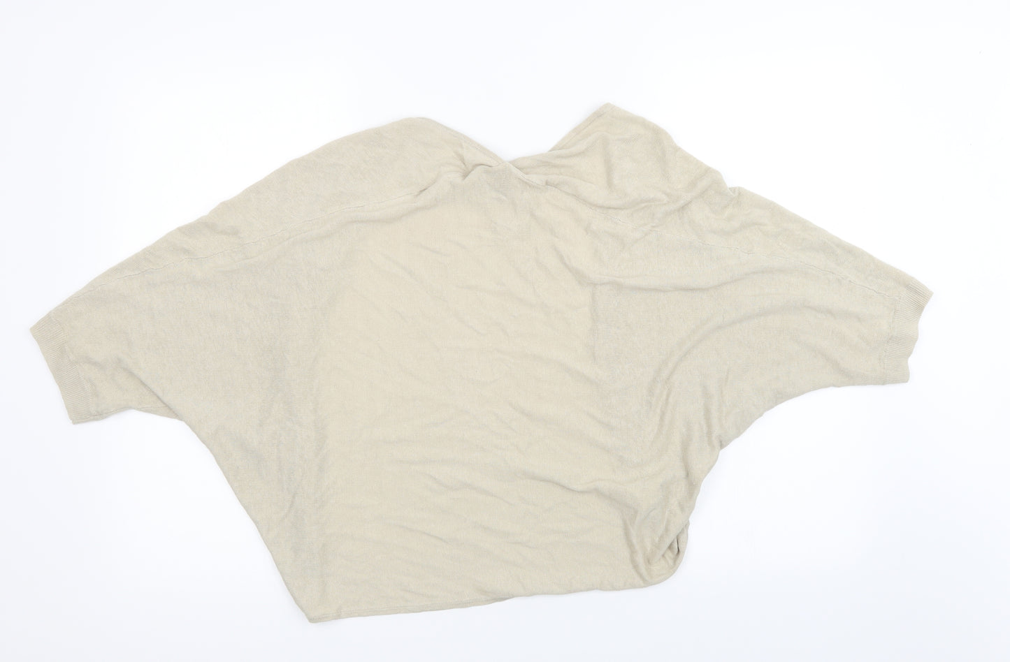 Laura Ashley Womens Beige  Knit Cardigan Jumper Size M