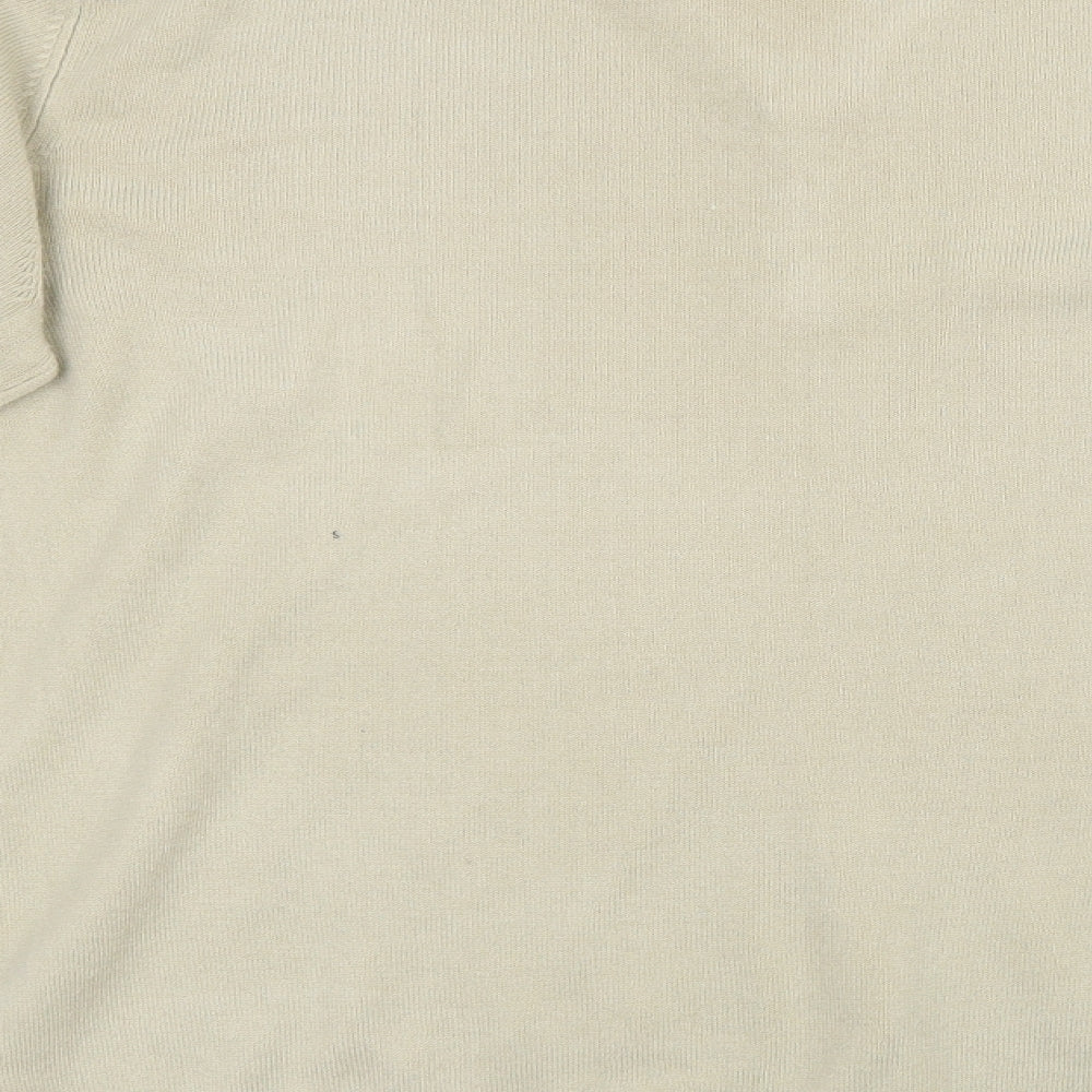 George Mens Beige  Knit Pullover Sweatshirt Size M