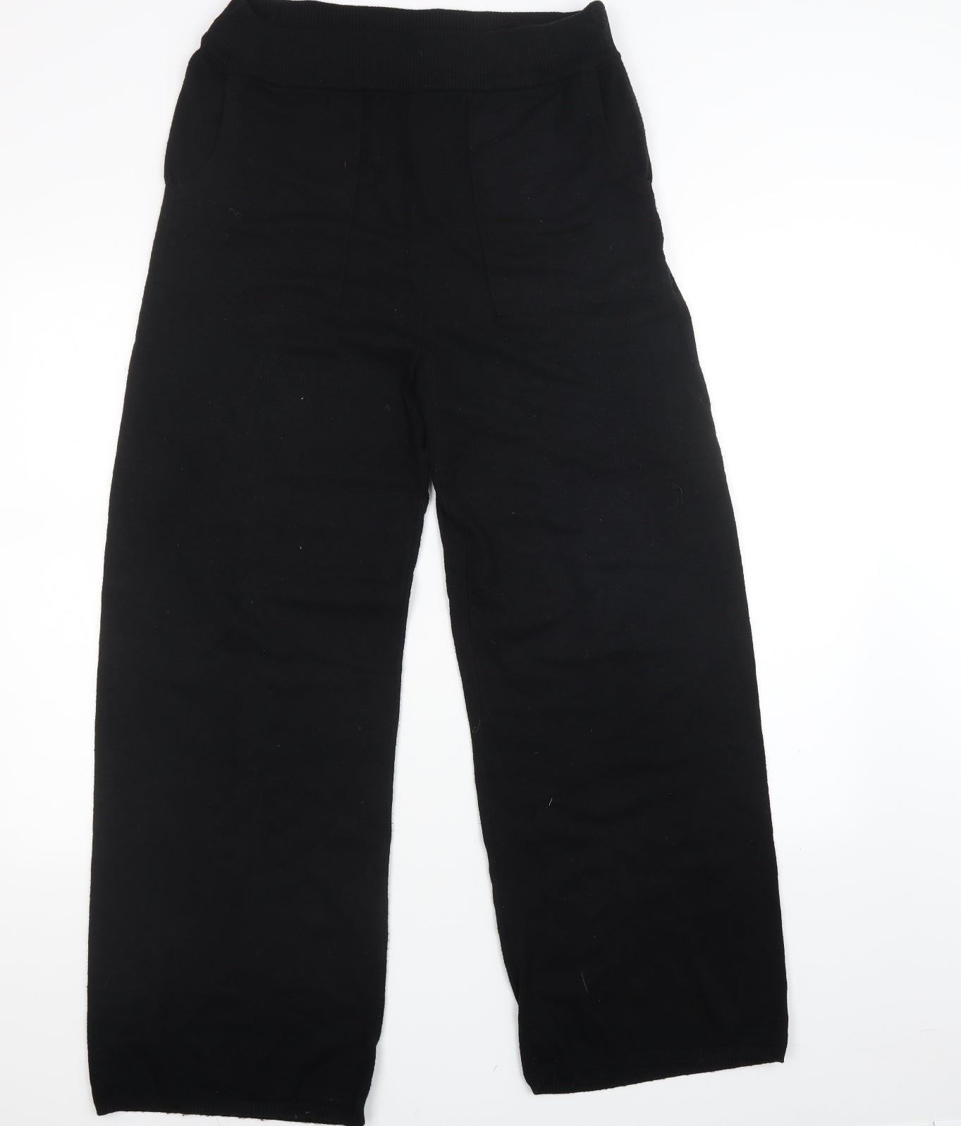 F&F Womens Black  Knit  Lounge Pants Size 14
