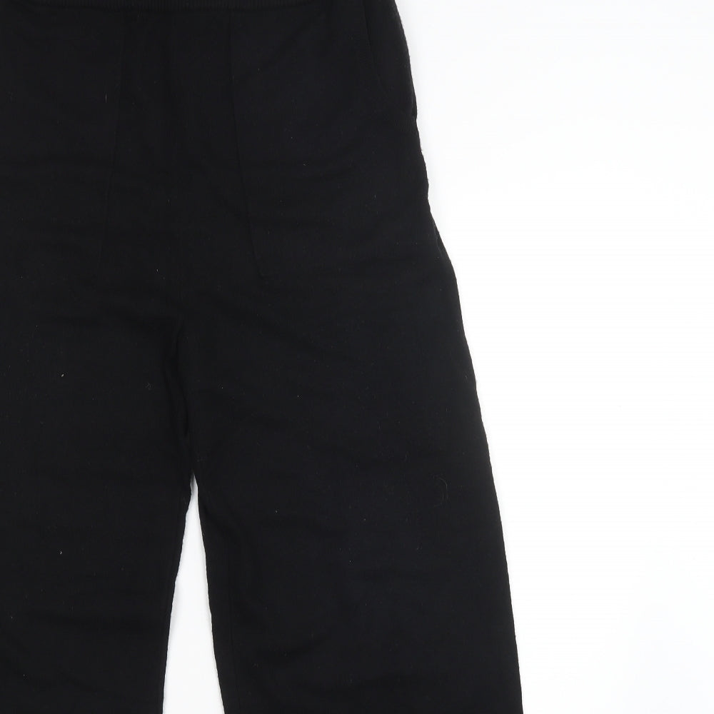 F&F Womens Black  Knit  Lounge Pants Size 14