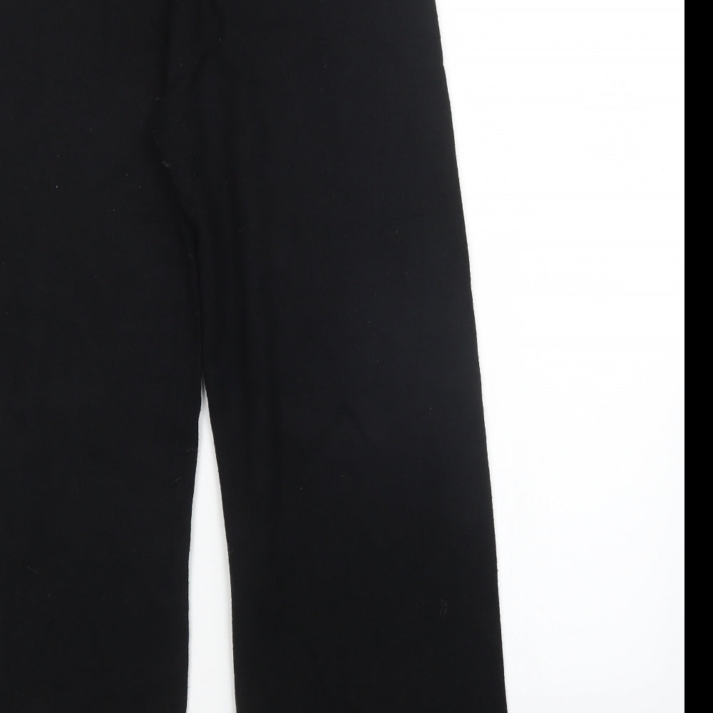 F&F Womens Black  Knit  Lounge Pants Size 14