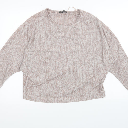 Primark Womens Brown  Knit Pullover Sweatshirt Size XS