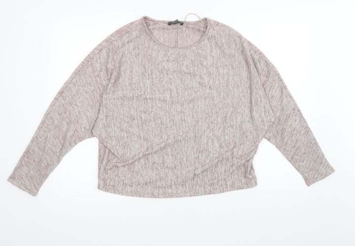 Primark Womens Brown  Knit Pullover Sweatshirt Size XS