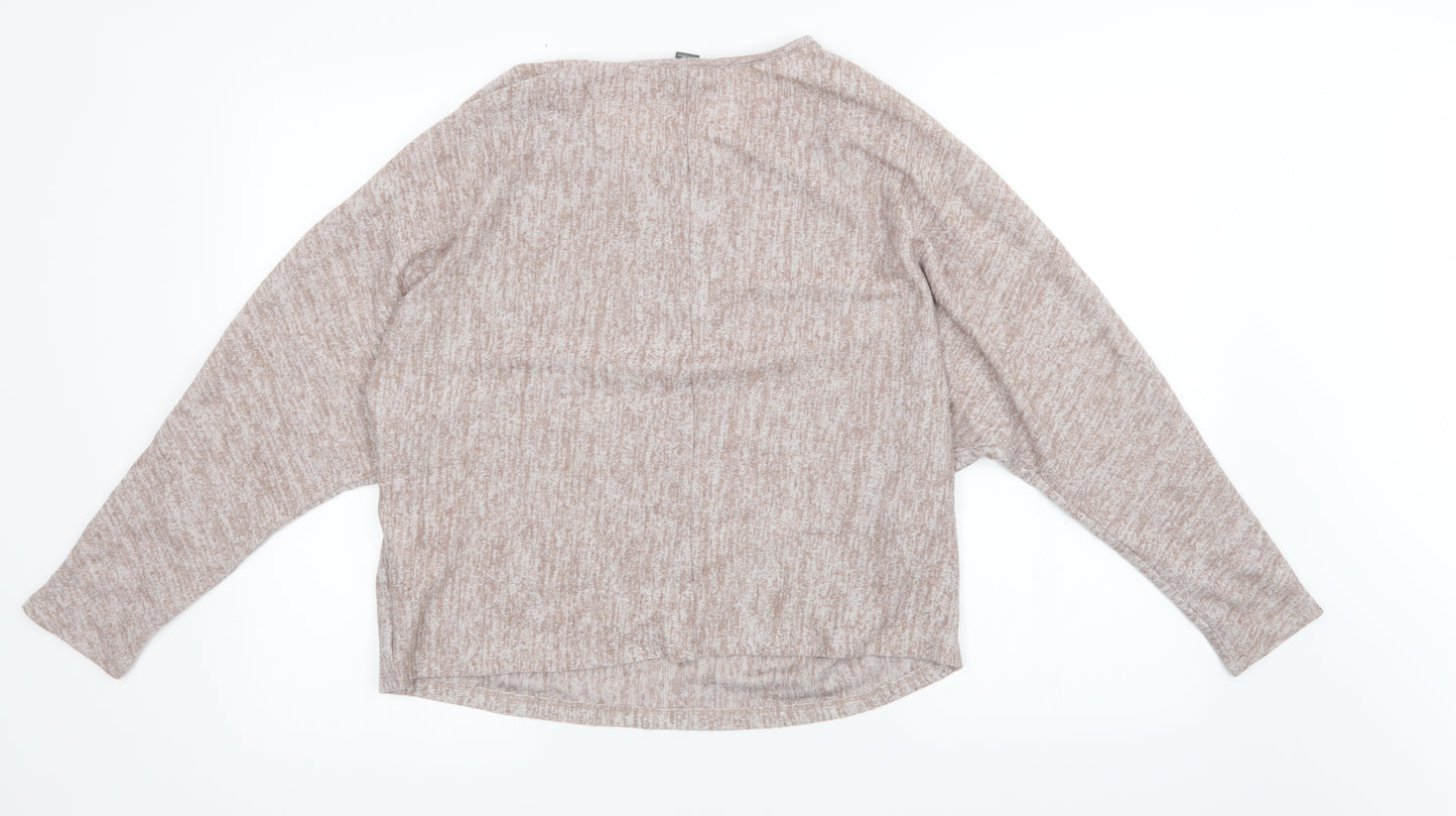 Primark Womens Brown  Knit Pullover Sweatshirt Size XS