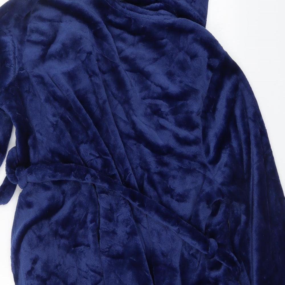 Indigo Sky Womens Blue  Fleece  Gown Size 20