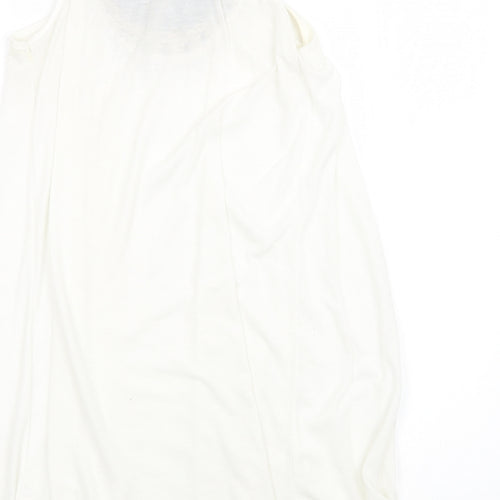 Topshop Womens White   Basic Tank Size 8