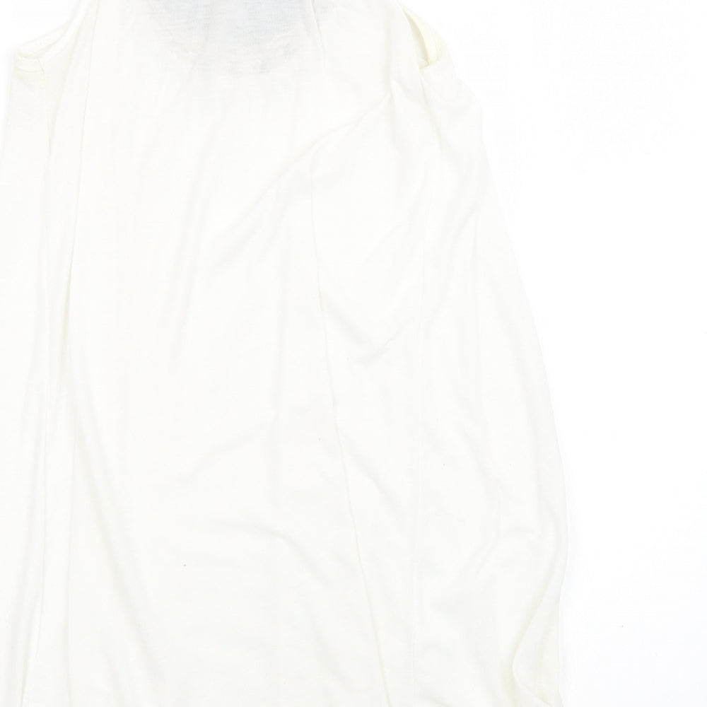 Topshop Womens White   Basic Tank Size 8