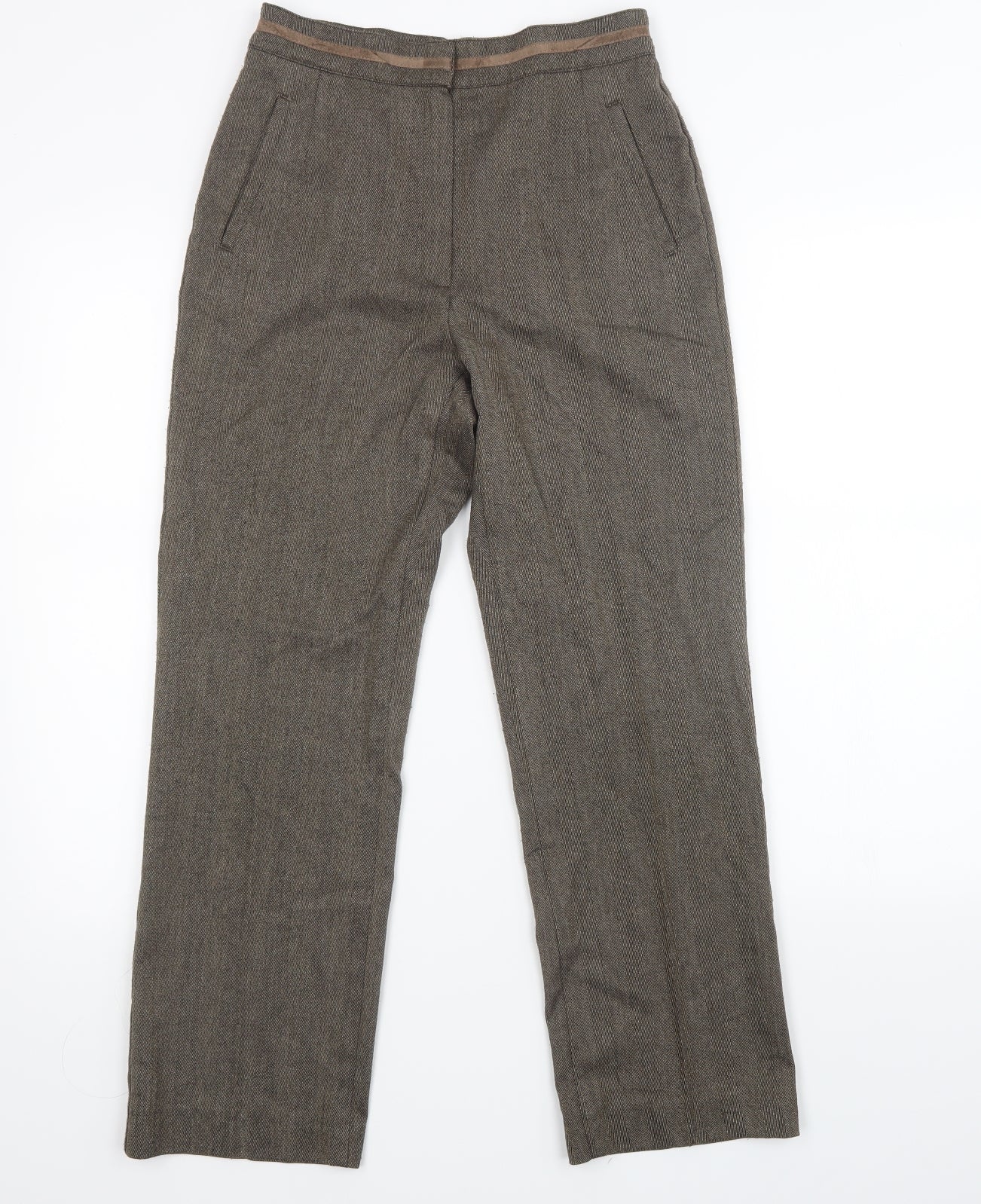 Marks and Spencer Womens Brown   Trousers  Size 8 L28 in