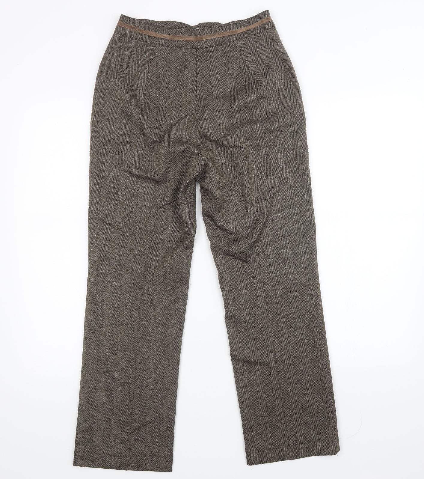 Marks and Spencer Womens Brown   Trousers  Size 8 L28 in