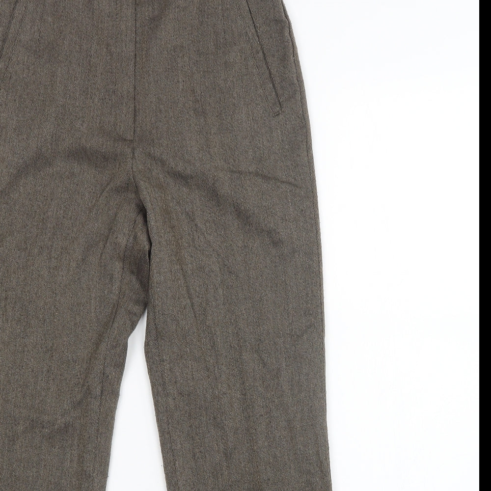 Marks and Spencer Womens Brown   Trousers  Size 8 L28 in