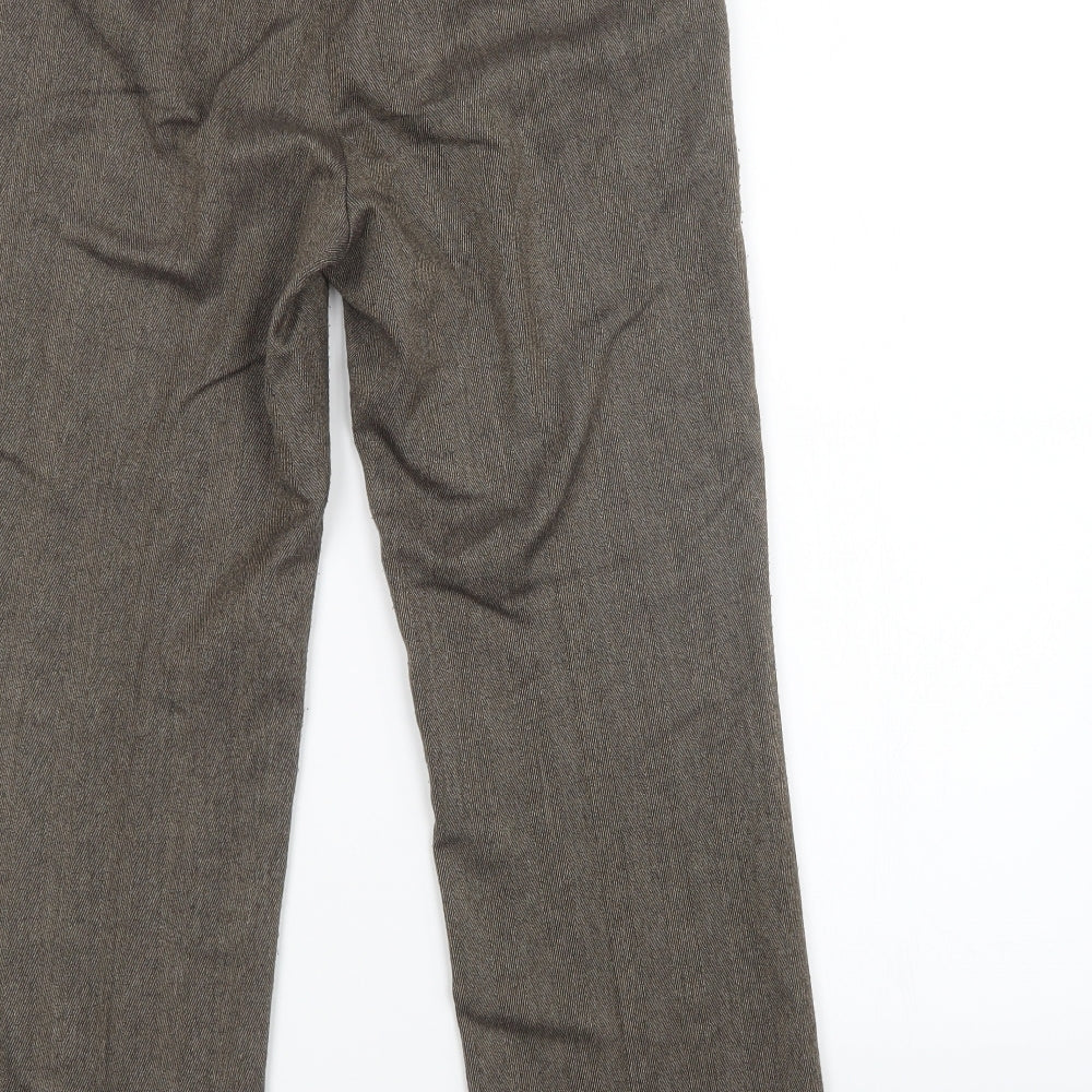 Marks and Spencer Womens Brown   Trousers  Size 8 L28 in