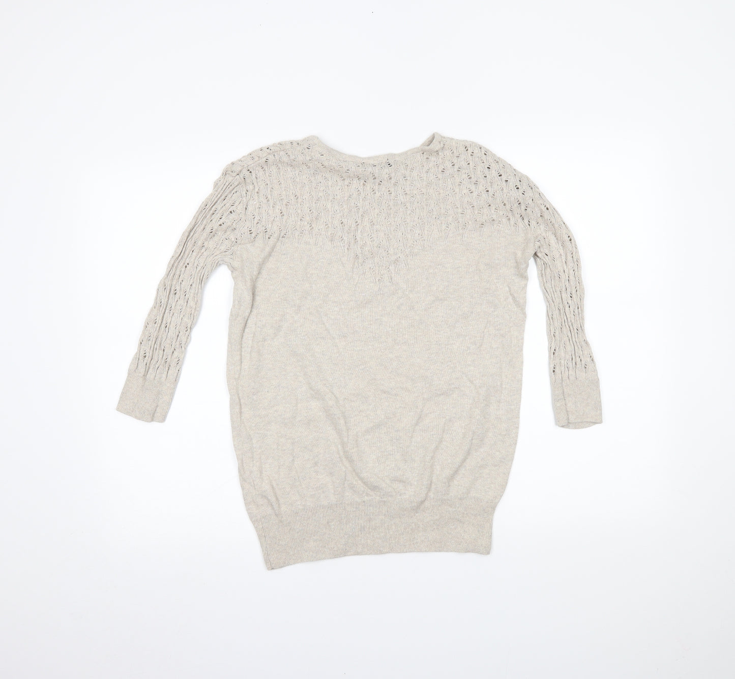 Topshop Womens Beige   Basic Blouse Size 8