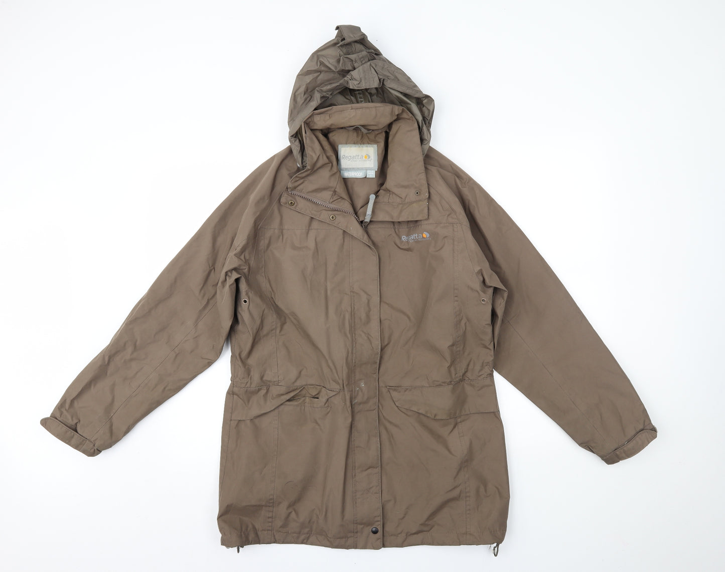 Regatta Mens Brown   Rain Coat Coat Size S