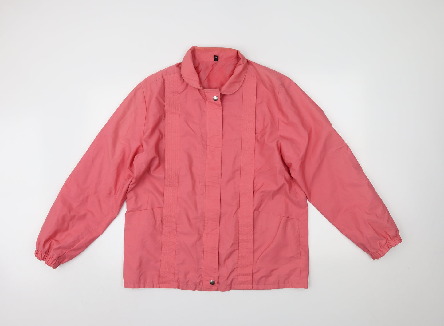 Preworn Womens Pink   Overcoat Coat Size 14