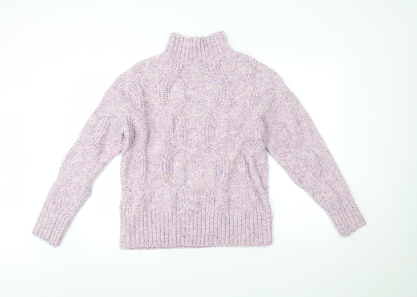 TU Womens Purple   Henley Jumper Size S