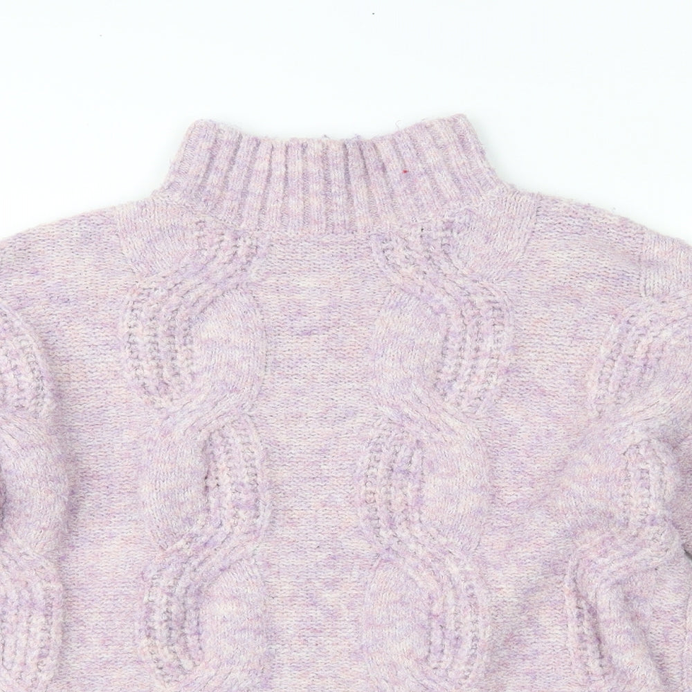 TU Womens Purple   Henley Jumper Size S