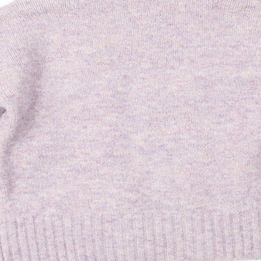 TU Womens Purple   Henley Jumper Size S