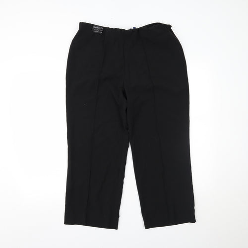 Sarah Hamilton Womens Black   Trousers  Size 14 L23 in