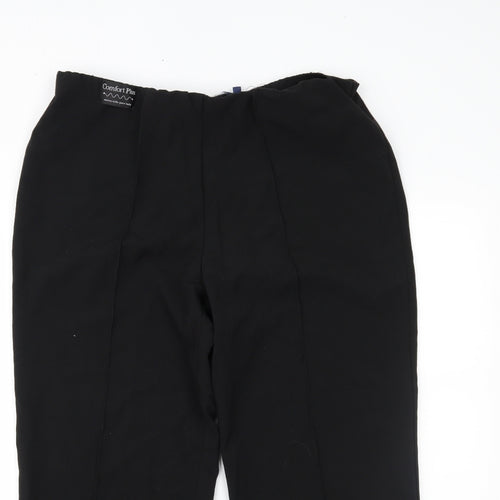 Sarah Hamilton Womens Black   Trousers  Size 14 L23 in