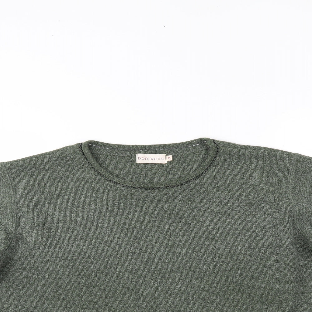 Bonmarché Womens Green   Pullover Jumper Size M