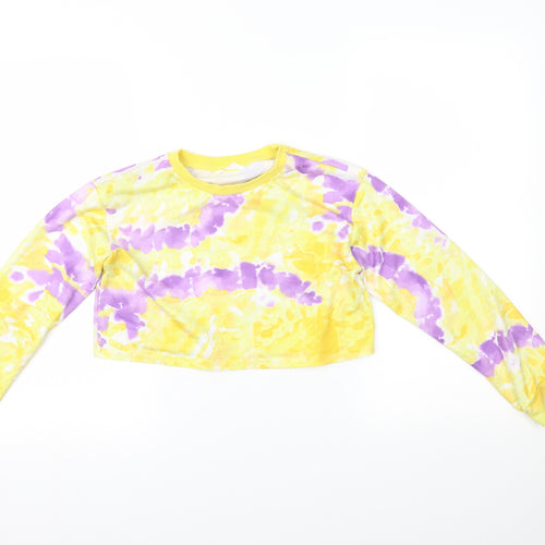 SheIn Girls Multicoloured   Cropped Blouse Size 10 Years