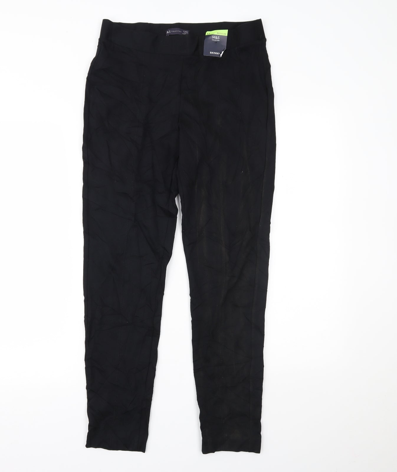 Marks and Spencer Womens Black    Trousers Size 12 L27 in