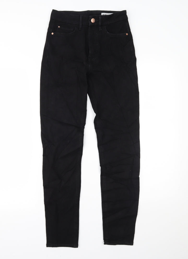 Marks and Spencer Womens Black  Denim Skinny Jeans Size 6 L26 in