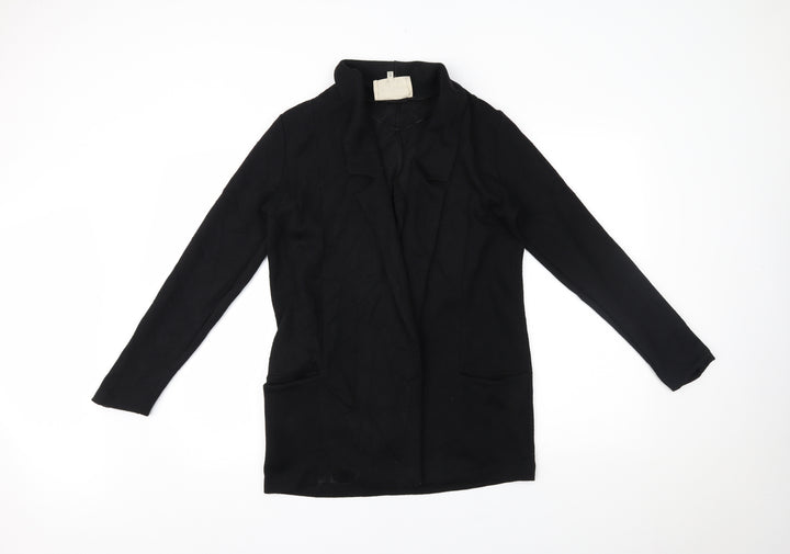 River Island Womens Black Cape Jumper Size 10