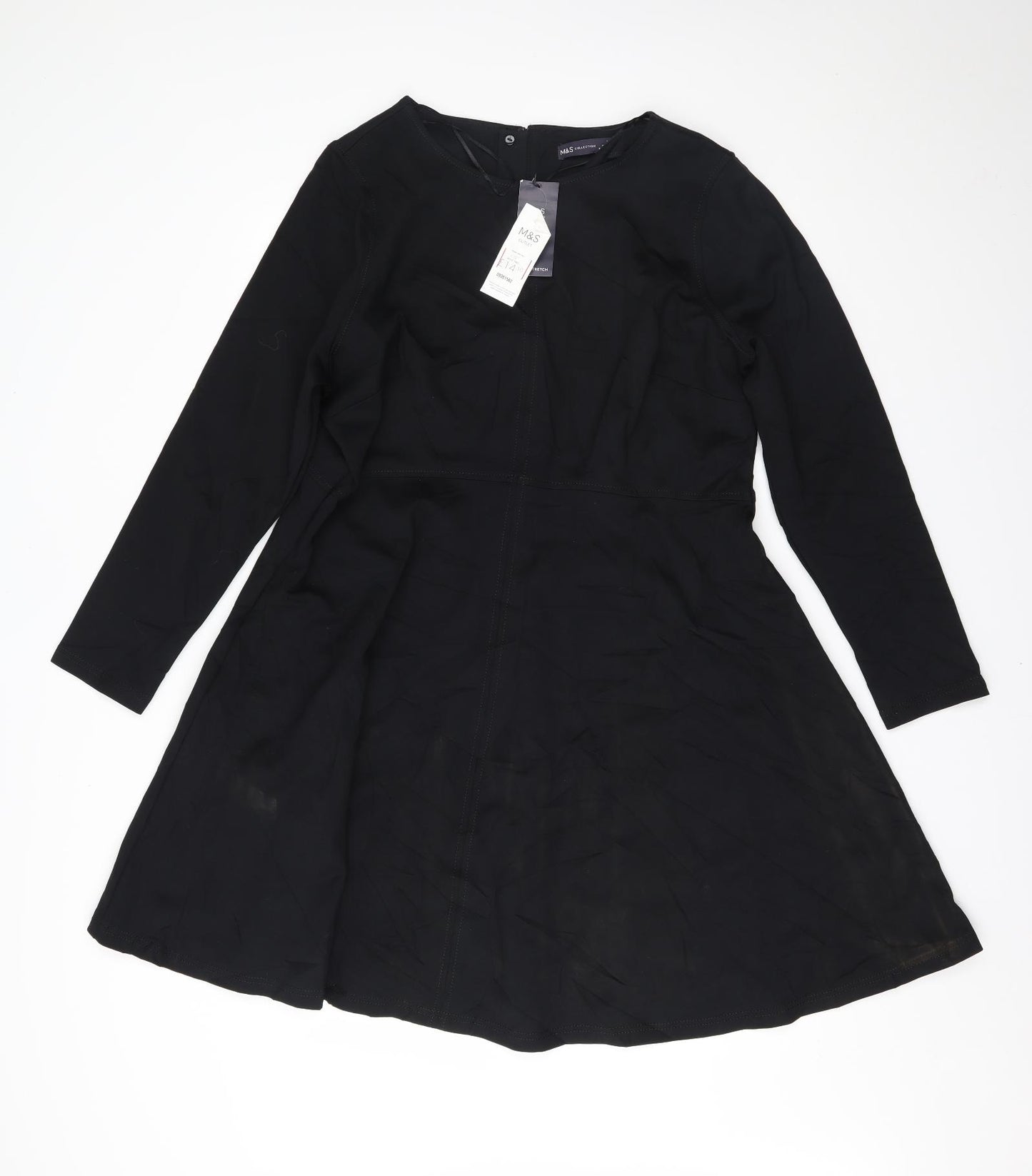 Marks and Spencer Womens Black   Fit & Flare  Size 20