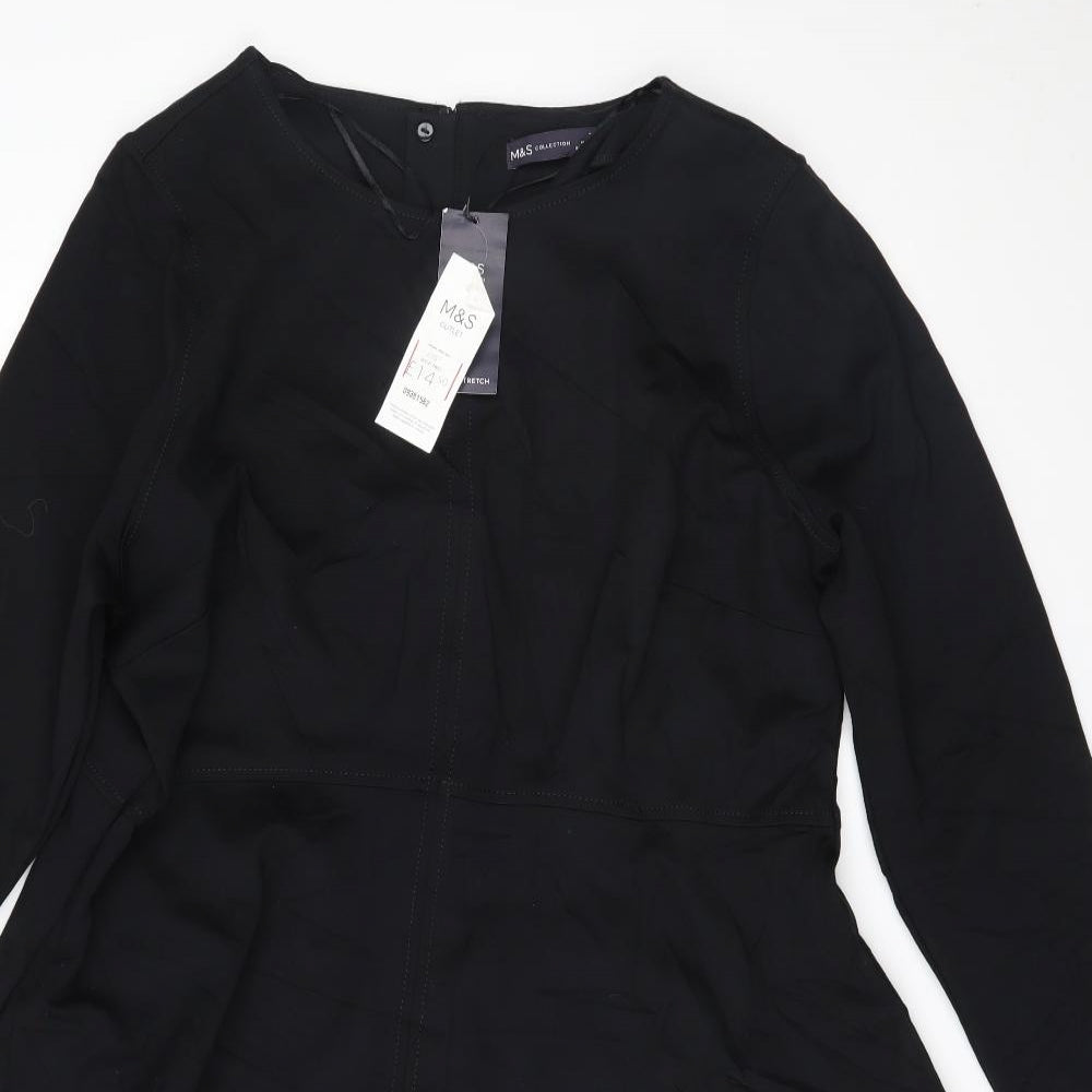 Marks and Spencer Womens Black   Fit & Flare  Size 20