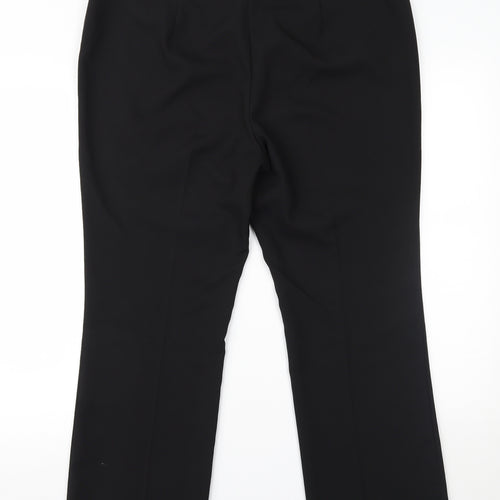 Papaya Womens Black   Trousers  Size 16 L24 in