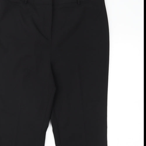 Papaya Womens Black   Trousers  Size 16 L24 in