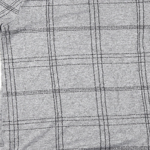Nutmeg Womens Grey   Basic Blouse Size 10