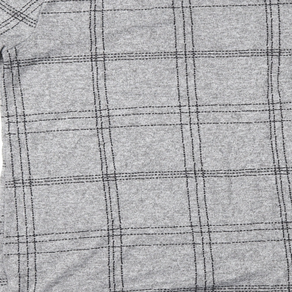 Nutmeg Womens Grey   Basic Blouse Size 10