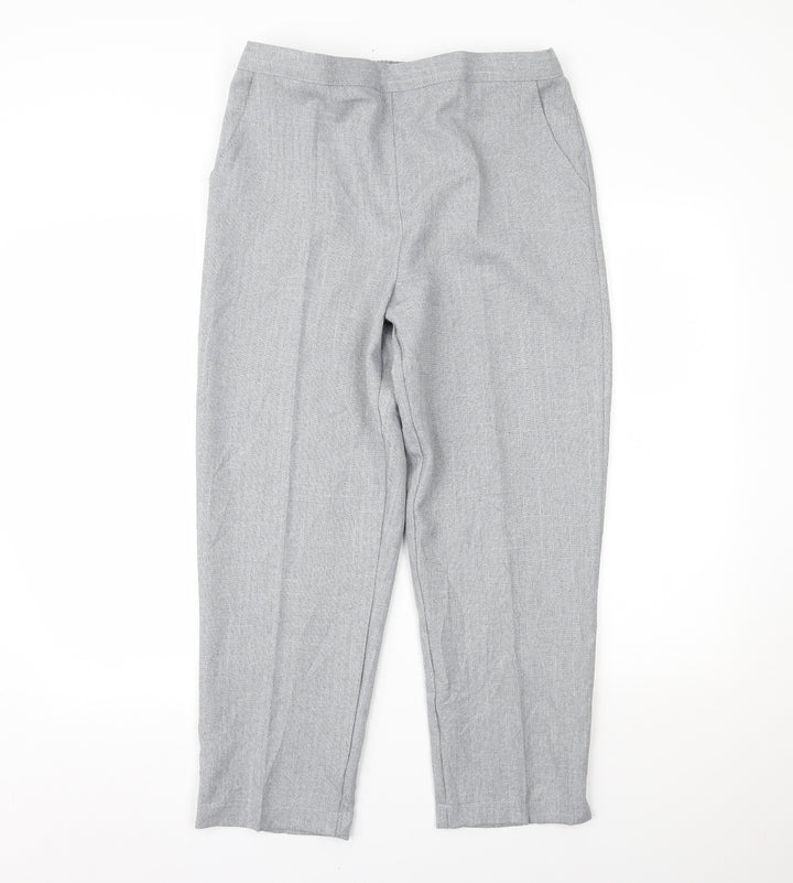 Autonomy Womens Grey Trousers Size 16 L23 in