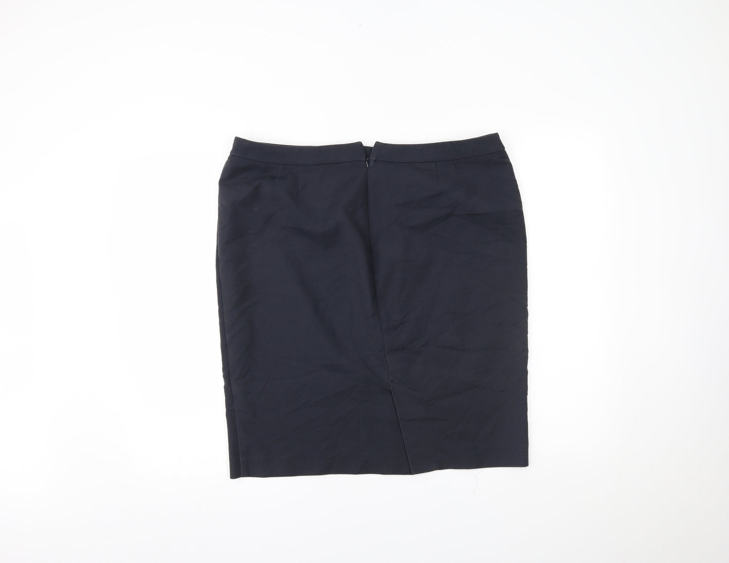 Marks and Spencer Womens Blue   Straight & Pencil Skirt Size 16