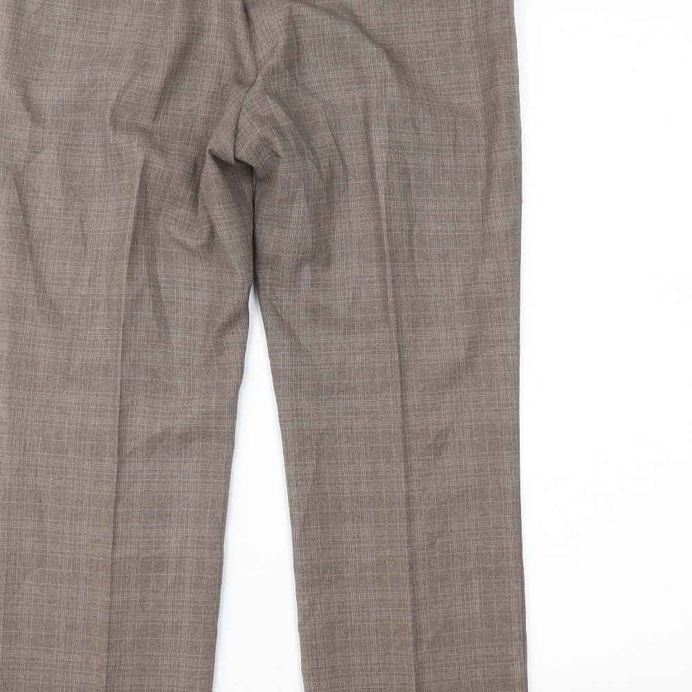 Marks and Spencer Womens Brown   Trousers  Size 14 L24 in