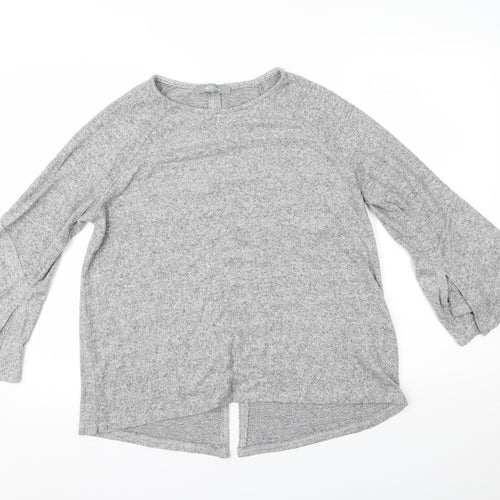 COIN 1804 Womens Grey   Basic Blouse Size L
